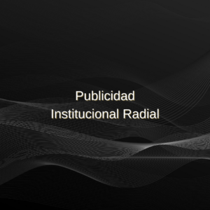 17.03 - Publicidad Institucional Radial