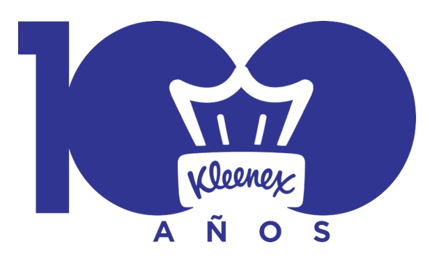Logo Kleenex 100 años