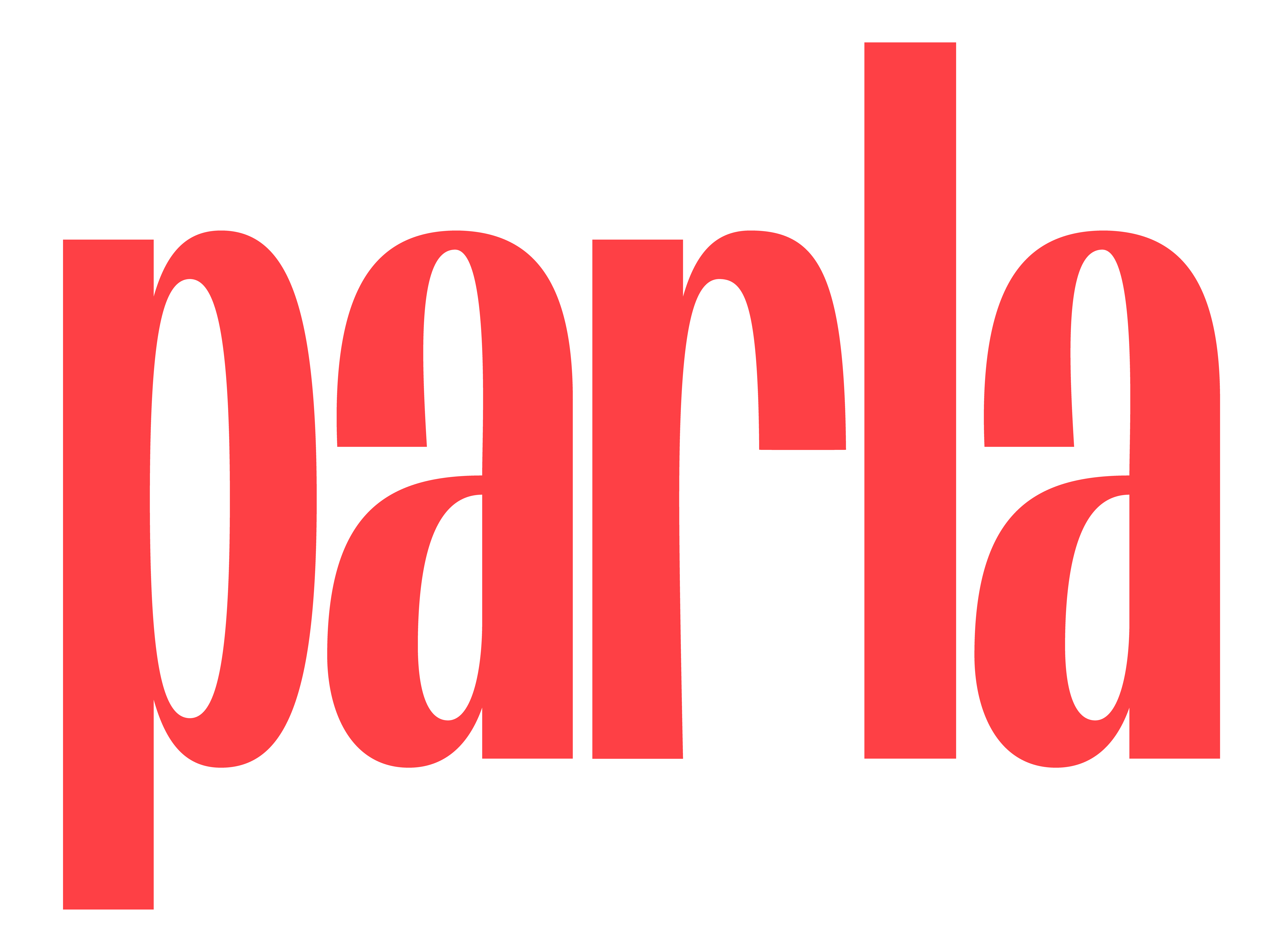 Parla logo rojo